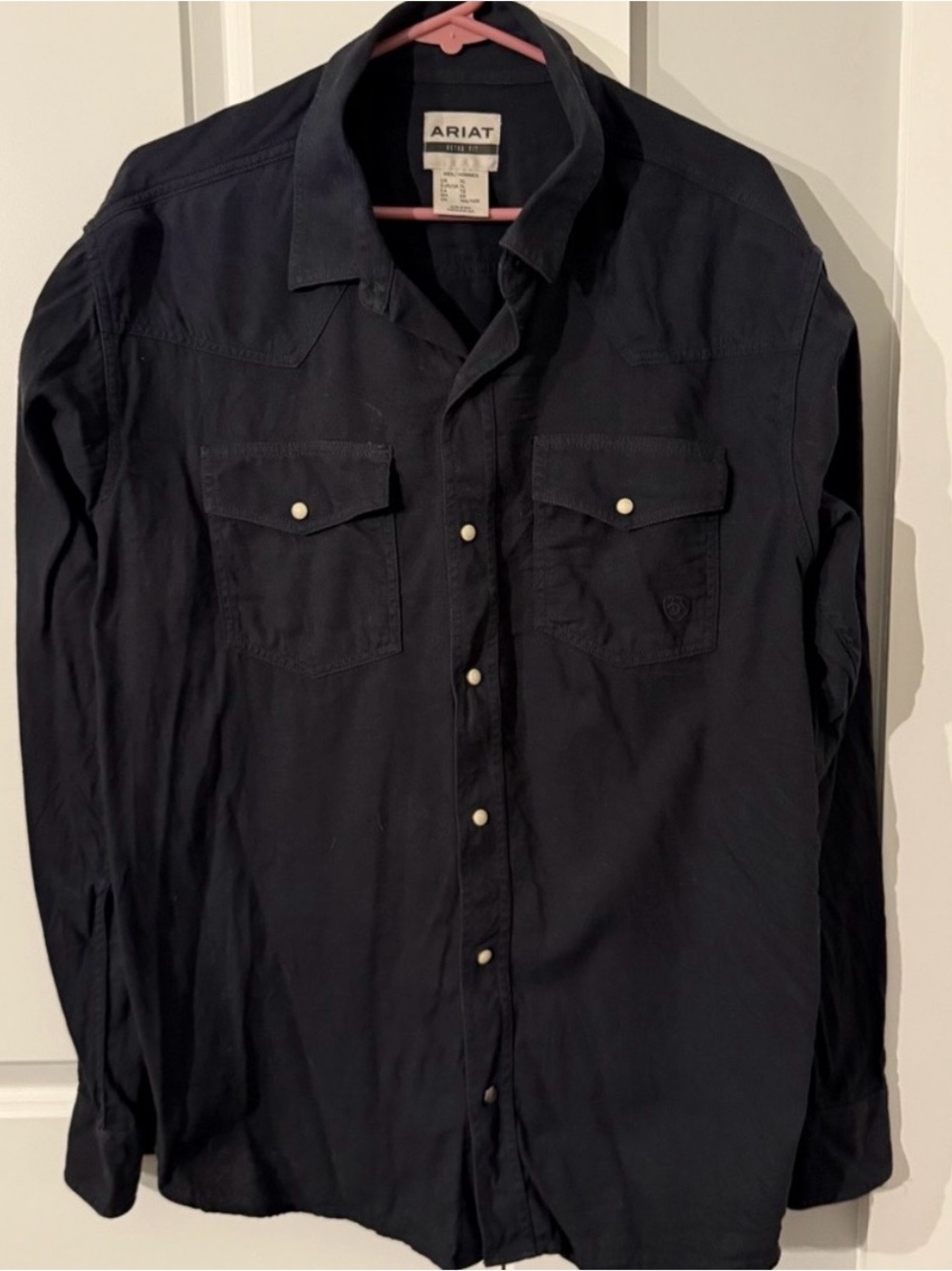 Ariat Retro Fit Shirt in Dark Navy